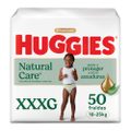 FRALDA HUGGIES NATURAL CARE XXXG 50 UNIDADES