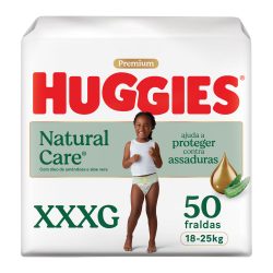 Fralda Huggies Natural Care Xxxg 50 Unidades