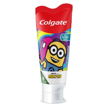 CREME DENTAL INFANTIL COLGATE MINIONS BUBBLE FRUIT 100G