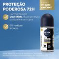 DESODORANTE ROLL-ON NIVEA MEN BLACK & WHITE INVISIBLE EPIC NIGHT 50ML