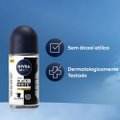 DESODORANTE ROLL-ON NIVEA MEN BLACK & WHITE INVISIBLE EPIC NIGHT 50ML