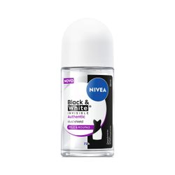 Desodorante Roll-on Nivea Black & White Invisible Authentic 50ml