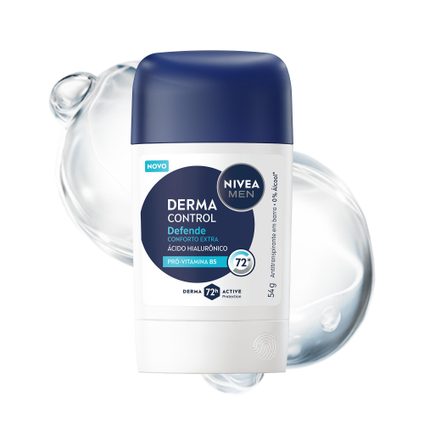 DESODORANTE EM STICK NIVEA MEN DERMA CONTROL DEFENDE 54G