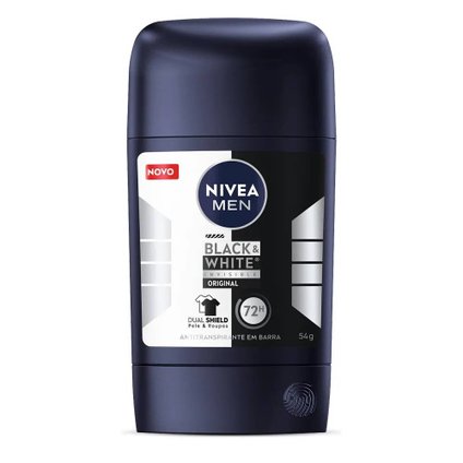 DESODORANTE EM STICK NIVEA MEN BLACK & WHITE ORIGINAL 54G