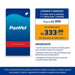 Ozivy 1mg Semaglutida 3ml 2 Canetas Injetáveis + 8 Agulhas Geladeira