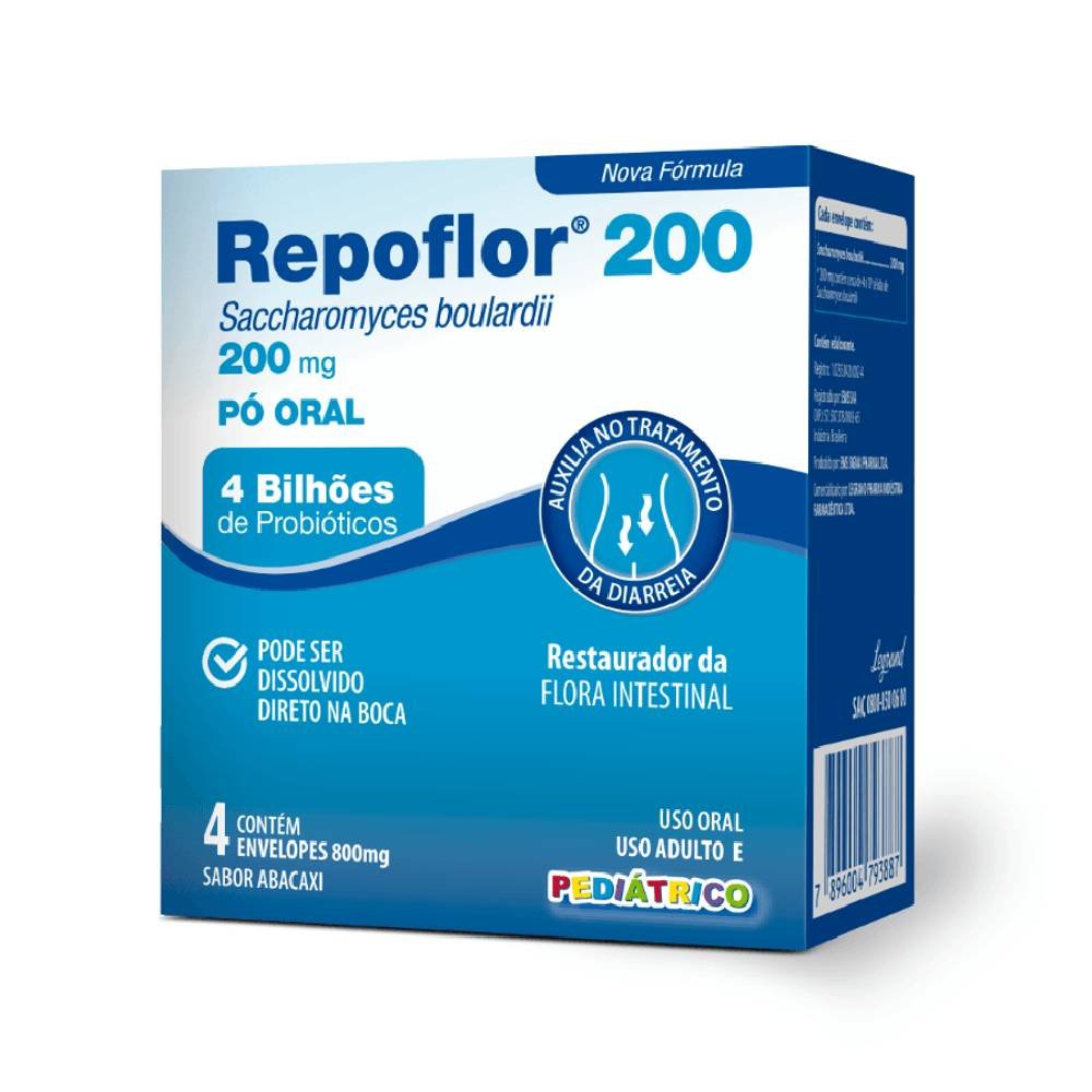 Repoflor 200mg Po Oral Abacaxi