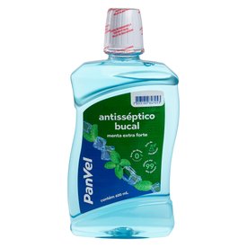 ENXAGUATÓRIO BUCAL PANVEL HORTELÃ LEVE 600ML PAGUE 470ML