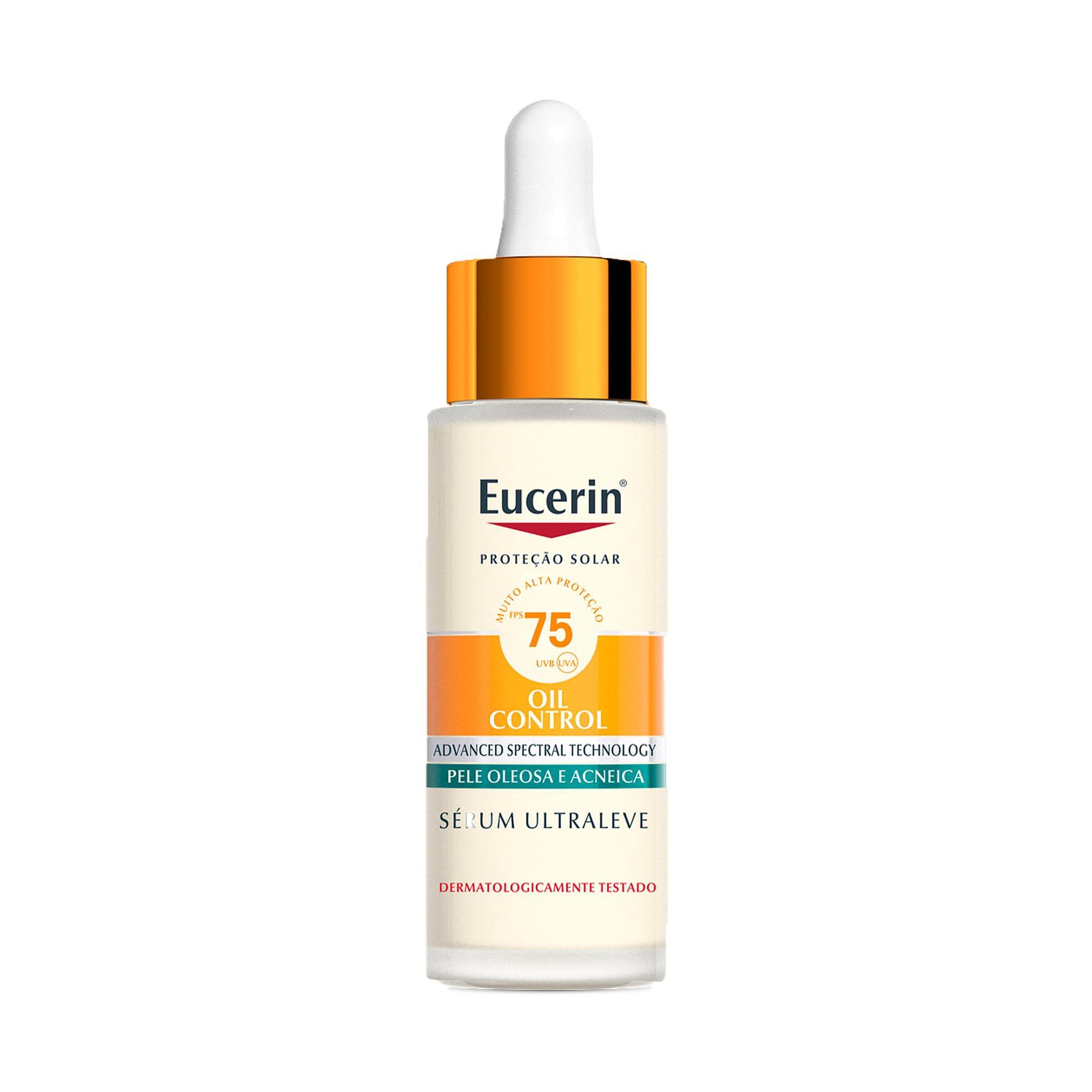 Protetor Solar Facial Eucerin Oil Control Sérum Fps75 30ml