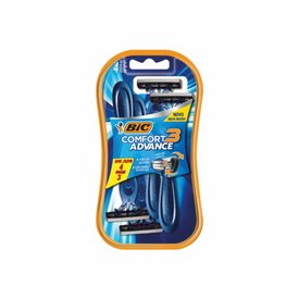 PACK APARELHO DE BARBA DESCARTÁVEL BIC COMFORT 3 NORMAL L4 P3