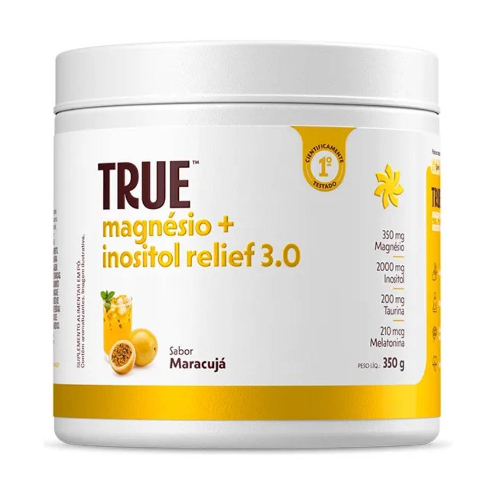 Suplemento Alimentar True Source Magnésio + Inositol 3.0 Maracujá 350g