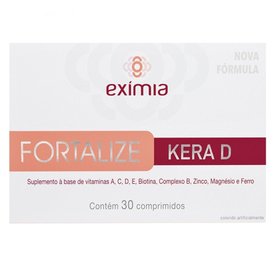 EXIMIA FORTALIZE KERA D COM 30 COMPRIMIDOS
