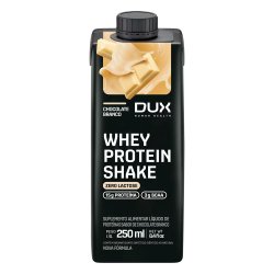 Bebida Láctea Dux Whey Protein Shake Chocolate Branco 15g 250ml