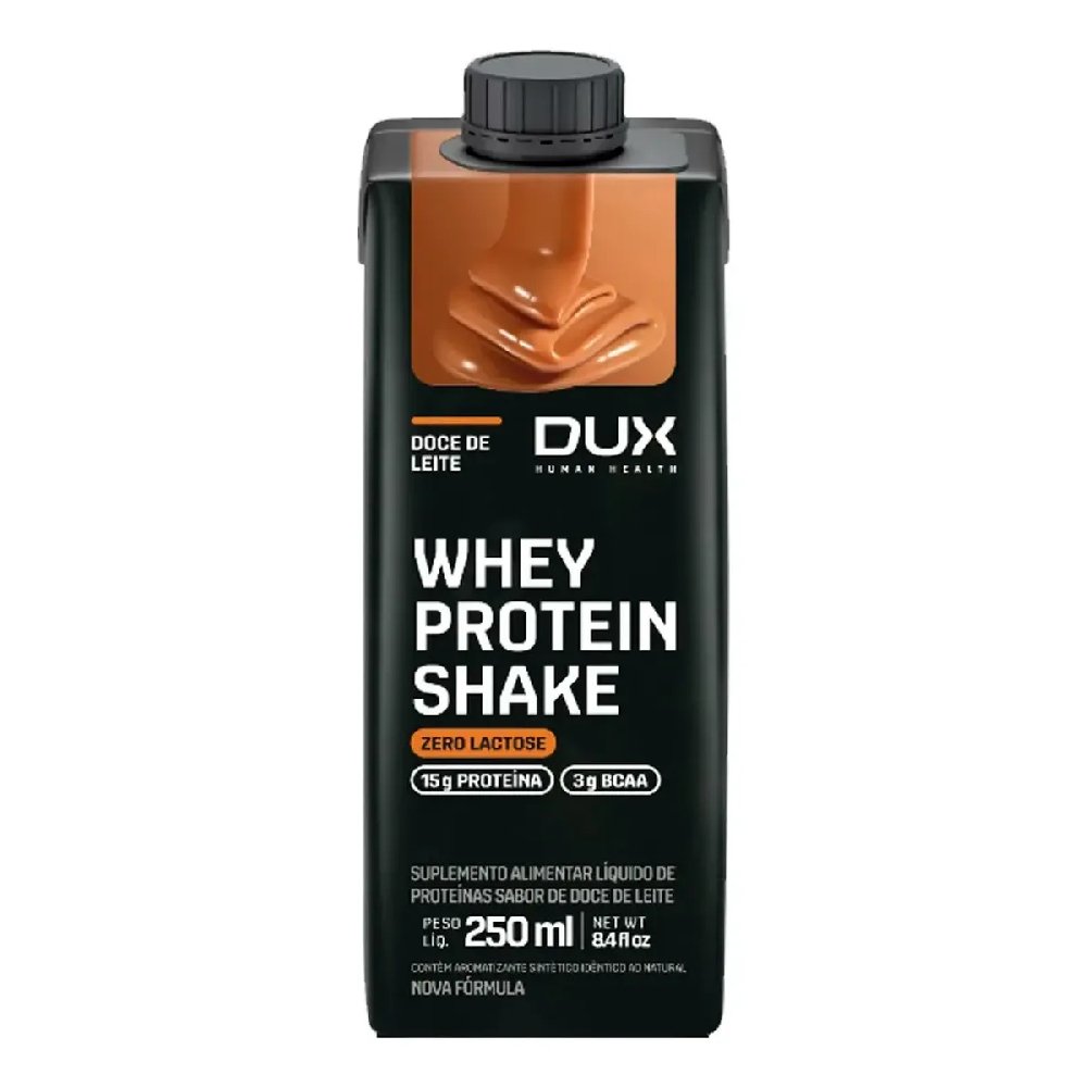 Bebida Láctea Dux Whey Protein Shake Doce De Leite 15g 250ml