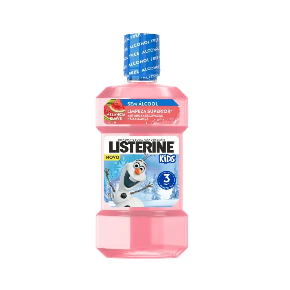 Enxaguante Bucal Listerine Kids Frozen Melancia 250ml