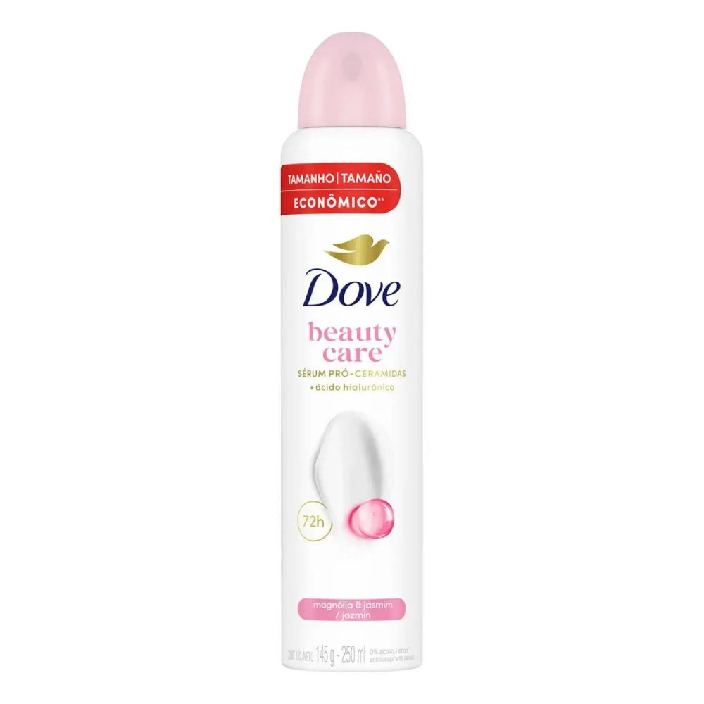 Desodorante Aerossol Dove Beauty Care Magnólia E Jasmin 250ml