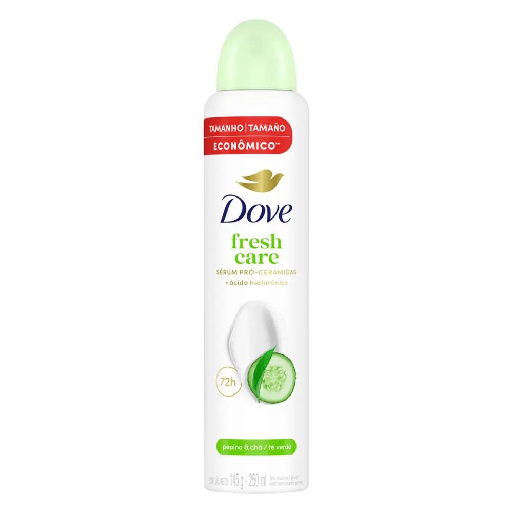 Desodorante Aerossol Dove Fresh Care Pepino E Chá 250ml