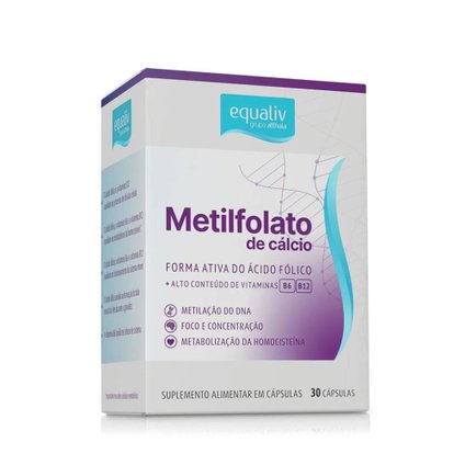 METILFOLATO DE CÁLCIO EQUALIV 30 CÁPSULAS