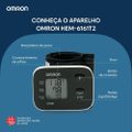 MONITOR DE PRESSÃO ARTERIAL DE PULSO OMRON HEM-6161T2