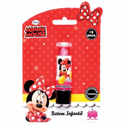 BATOM INFANTIL BEAUTY BRINQUEDO MINNIE CORES SORTIDAS