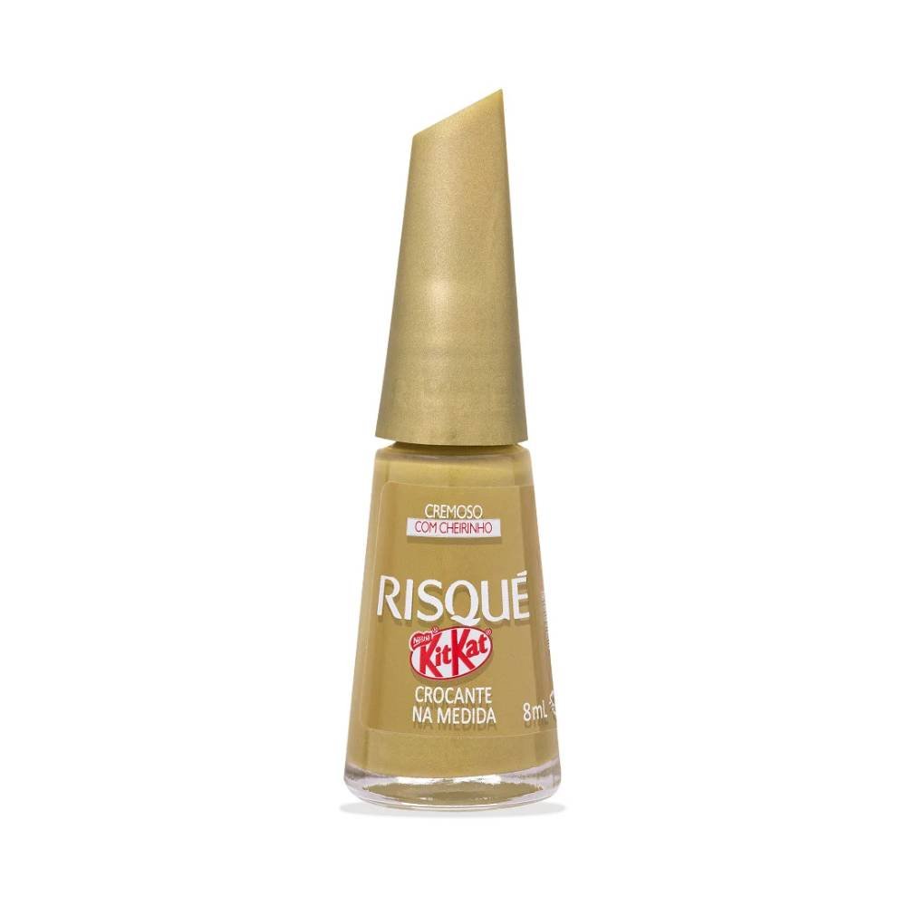 Esmalte Risqué Kitkat Cremoso Crocante Na Medida 8ml