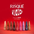 ESMALTE RISQUÉ KITKAT CREMOSO SÓ MAIS UM PEDACINHO 8ML