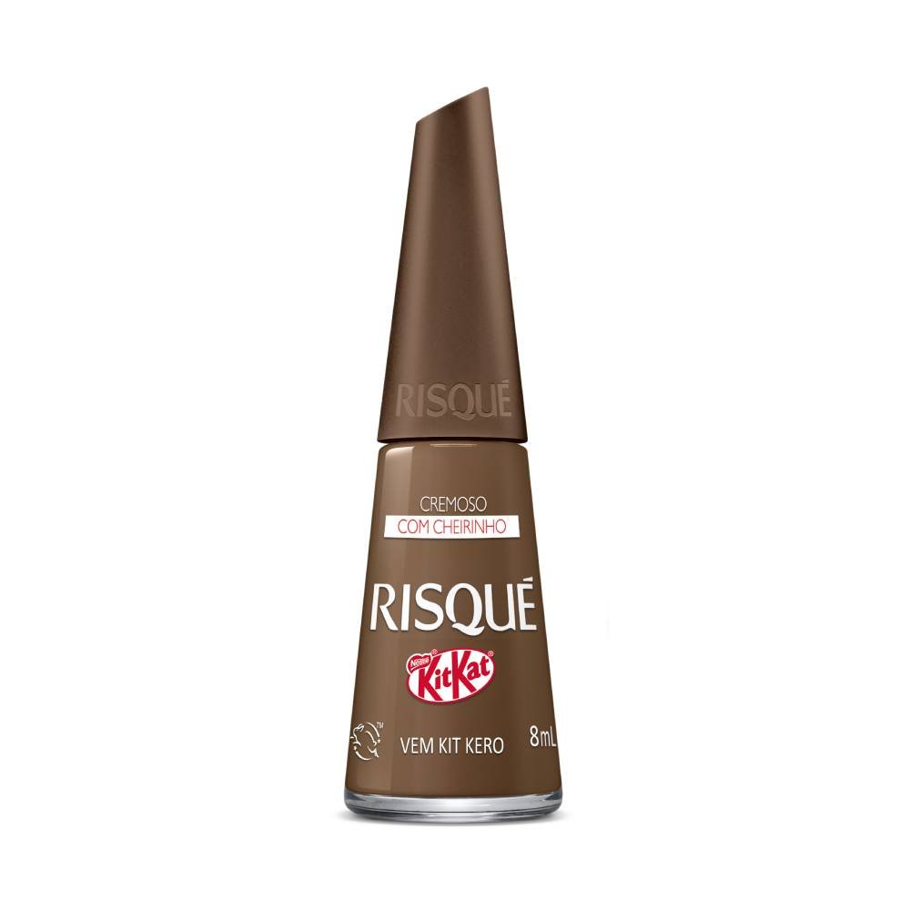 Esmalte Risqué Kitkat Cremoso Vem Kit Kero 8ml