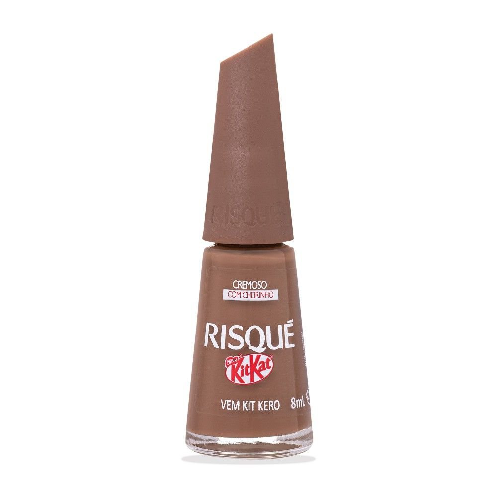Esmalte Risqué Kitkat Cremoso Vem Kit Kero 8ml  