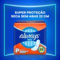 ABSORVENTE ALWAYS SUPER PROTEÇÃO SECA SEM ABAS 8 UNIDADES
