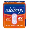 ABSORVENTE ALWAYS SUPER PROTEÇÃO SUAVE SEM ABAS 8 UNIDADES