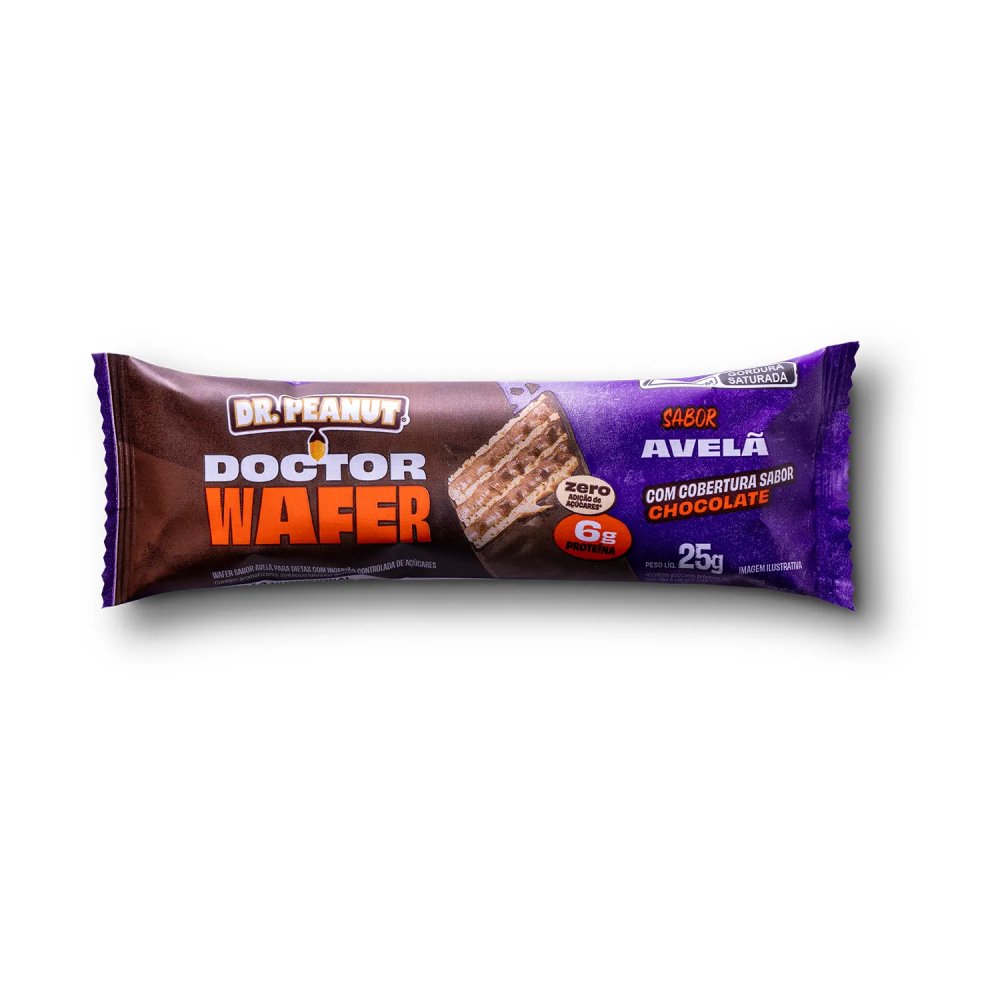 Doctor Wafer Dr. Peanut Avelã 25g