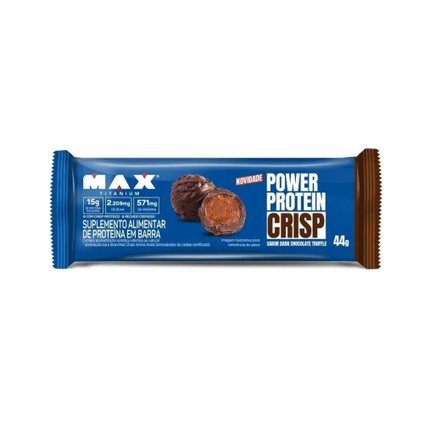 BARRA DE PROTEÍNA MAX TITANIUM POWER PROTEIN CRISP CHOCOLATE 44G