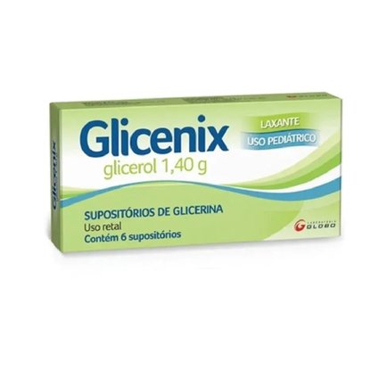 SUPOSITORIO GLICENIX PEDIATRICO 1,40 G 6 UNIDADES