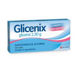 Supositorio Glicenix Adulto 2,30g 6 Unidades
