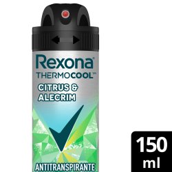 Desodorante Antitranspirante Aerosol Masculino Rexona Impacto 72 Horas 150ml