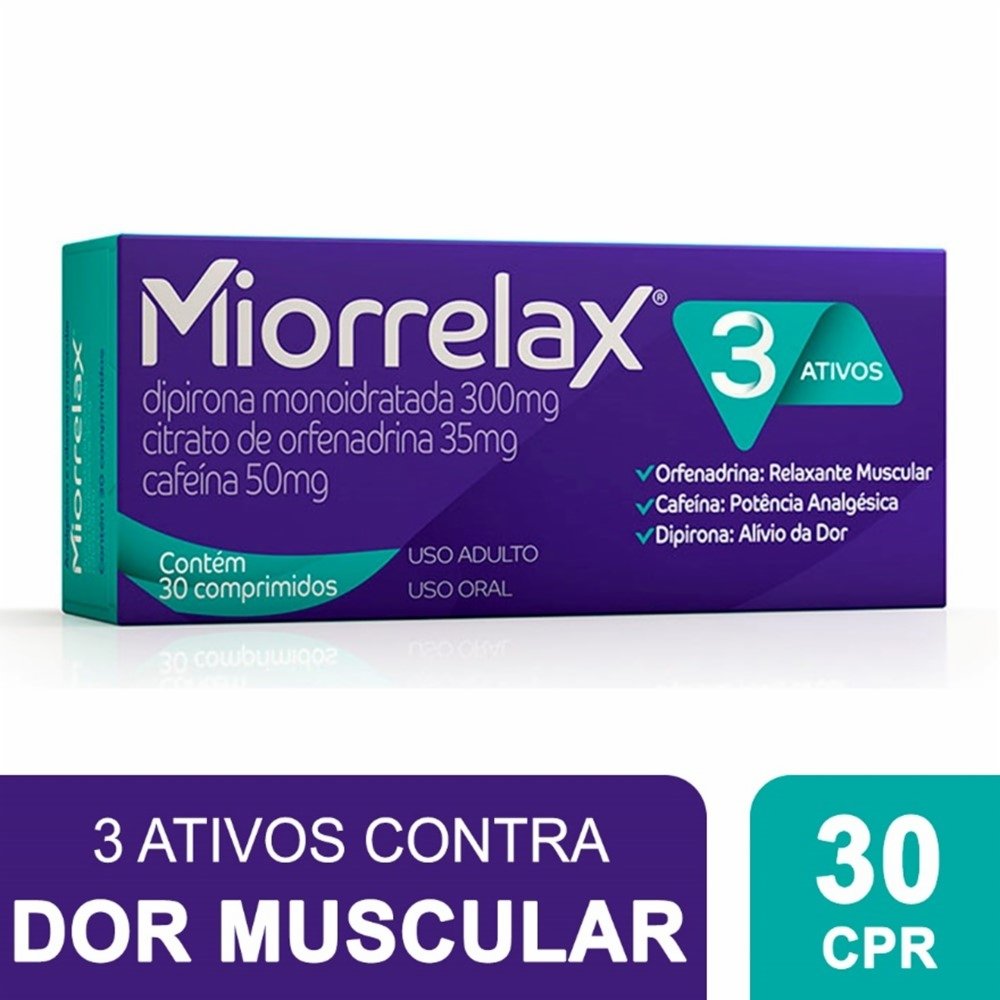 MIORRELAX 30 COMPRIMIDOS