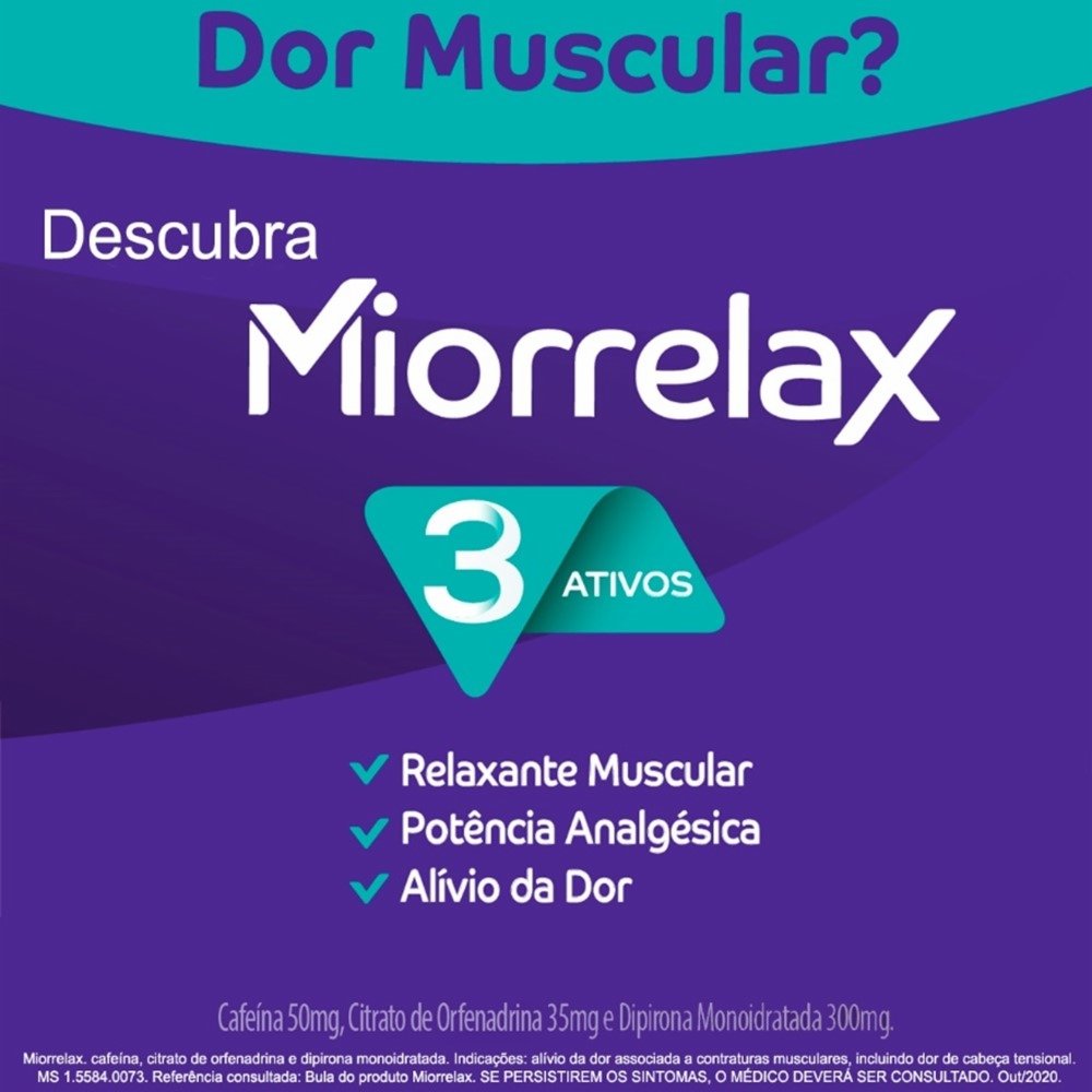 MIORRELAX 30 COMPRIMIDOS