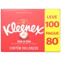 LENÇO DE PAPEL KLEENEX BOX LEVE 100 PAGUE 80
