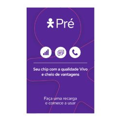 Chip Sim Card Vivo Sem Recarga 