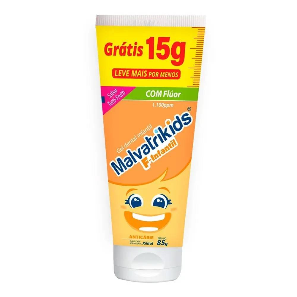 Gel Dental Infantil Malvatrikids F 85g