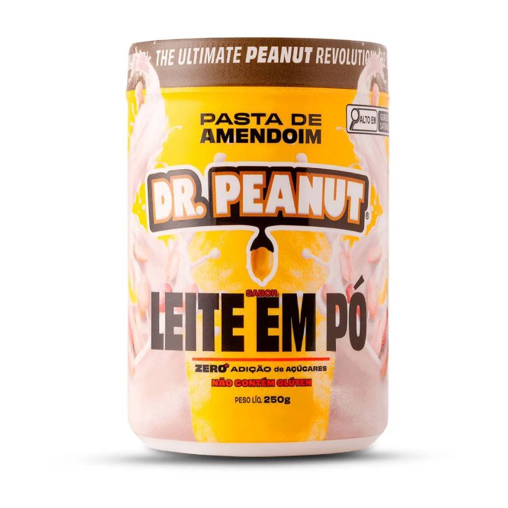Pasta De Amendoim Dr. Peanut Leite Em Pó 250g