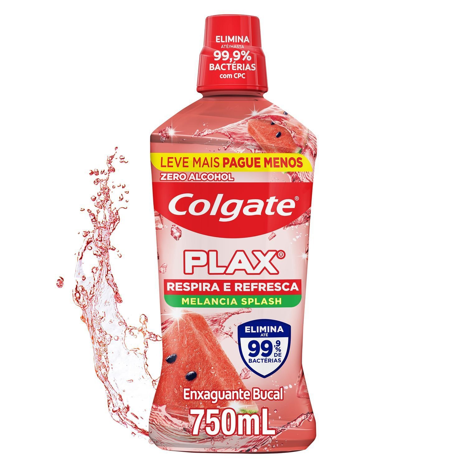 Enxaguante Bucal Colgate Plax Melancia 750ml