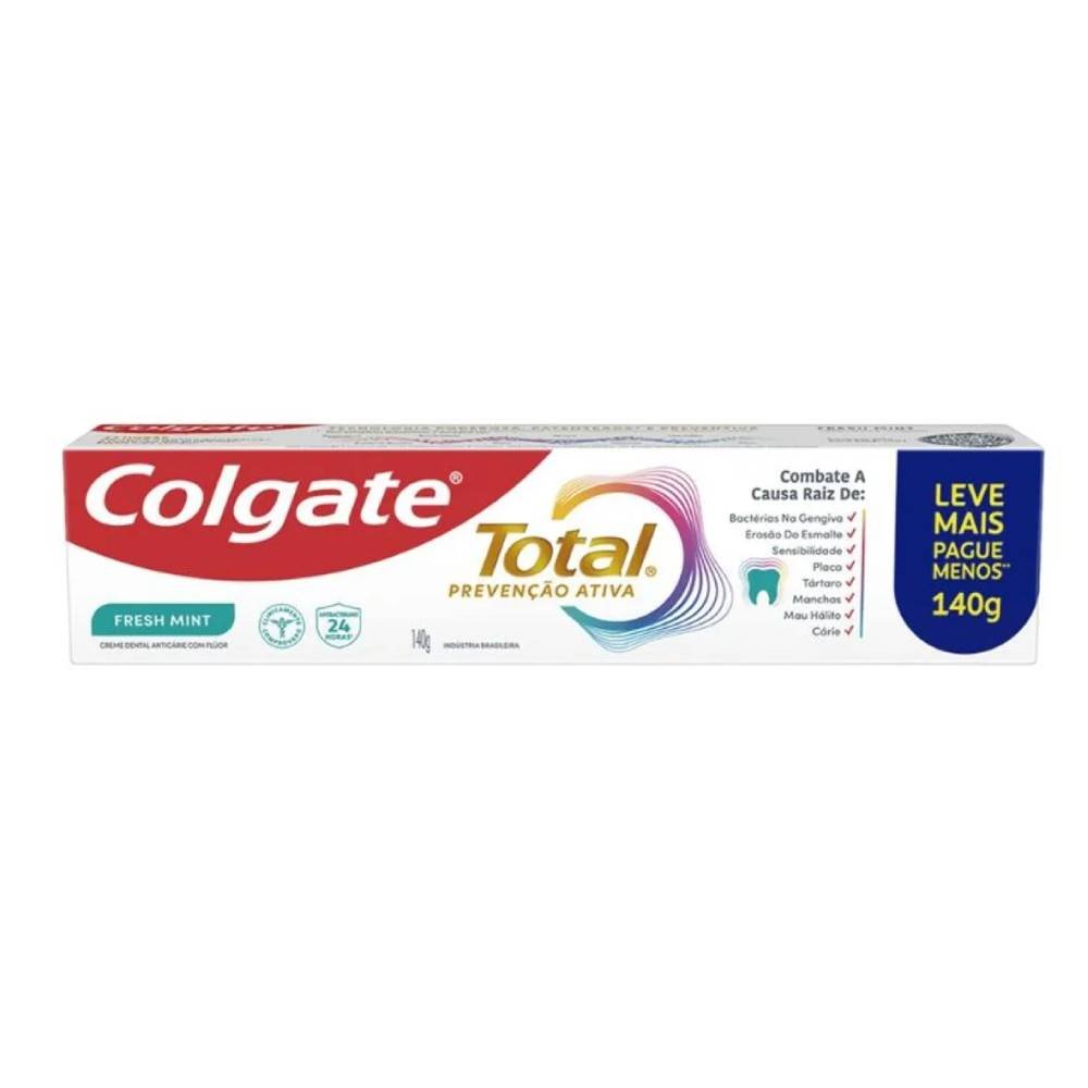 Creme Dental Colgate Total Fresh Mint 140g