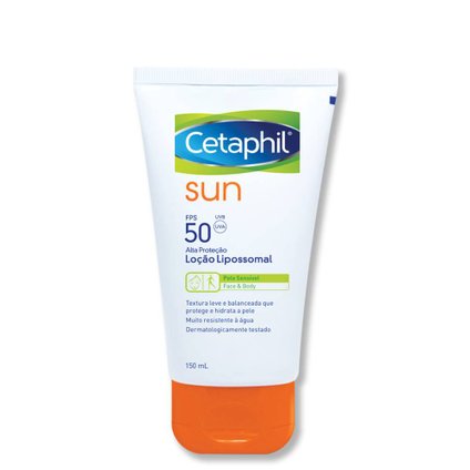 PROTETOR SOLAR GALDERMA CETAPHIL SUN PELE SENSÍVEL FPS 50 150ML