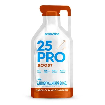 GEL ENERGÉTICO PROBIÓTICA 25PRO BOOST CARAMELO SALGADO 40G