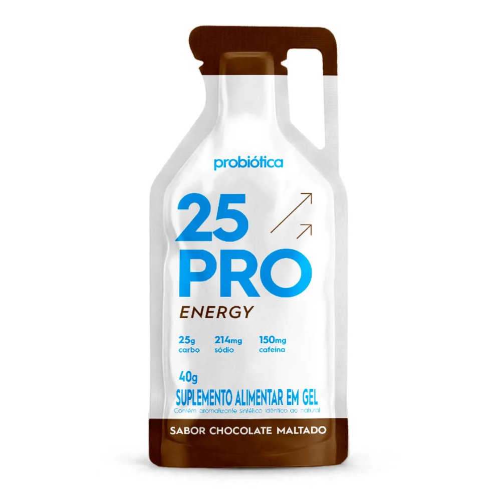 Gel Energético Probiótica 25pro Boost Chocolate Maltado 40g