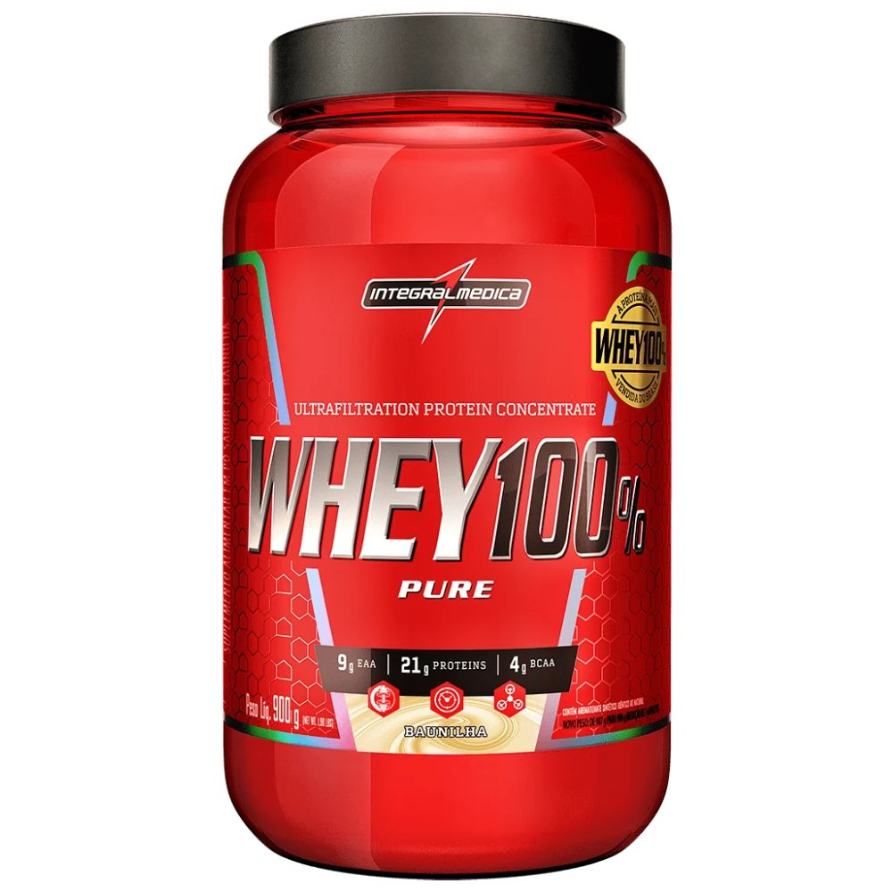 Whey Protein Integralmédica 100% Pure Baunilha 900g
