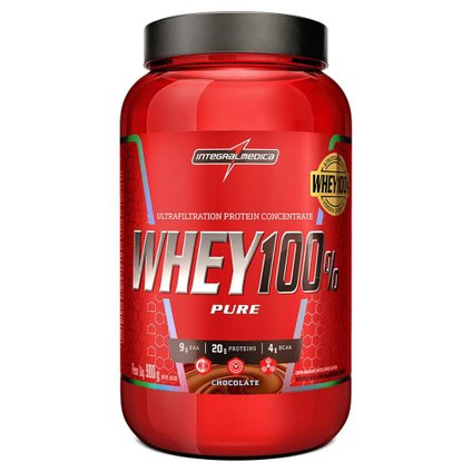 WHEY PROTEIN INTEGRALMÉDICA 100% PURE CHOCOLATE 900G