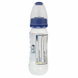 Mamadeira Baby Go Fun Milk.exe 240ml Ortodontica +6m Sortida Azul/vermelha