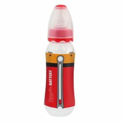 Mamadeira Baby Go Fun Battery 240ml Ortodontica +6m Sortida Azul/vermelha