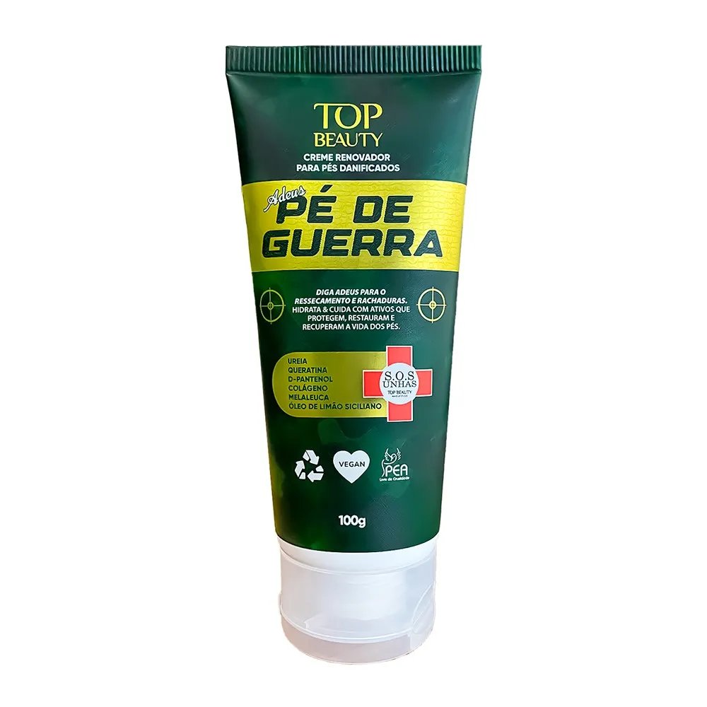 Creme Para Pés Top Beauty Sos Unhas Adeus Pé De Guerra 100g